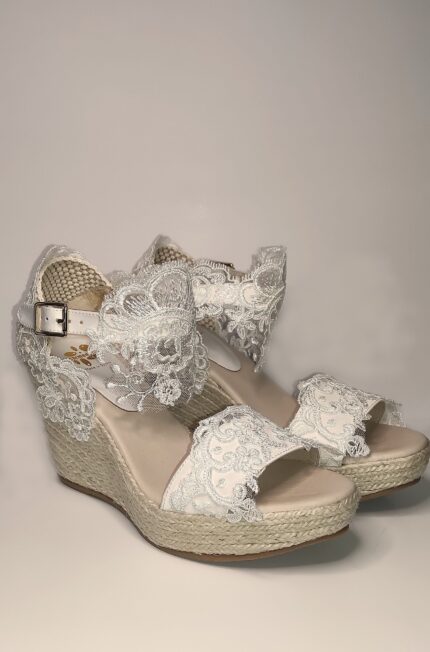 Alpargata de Novia. Cuña Carmenchu MODELO MINDANAO