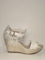 Alpargata de Novia. Cuña Carmenchu MODELO MINDANAO