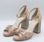 zapatos de novia cómodos con pulsera al tobillo y cierre ajustable